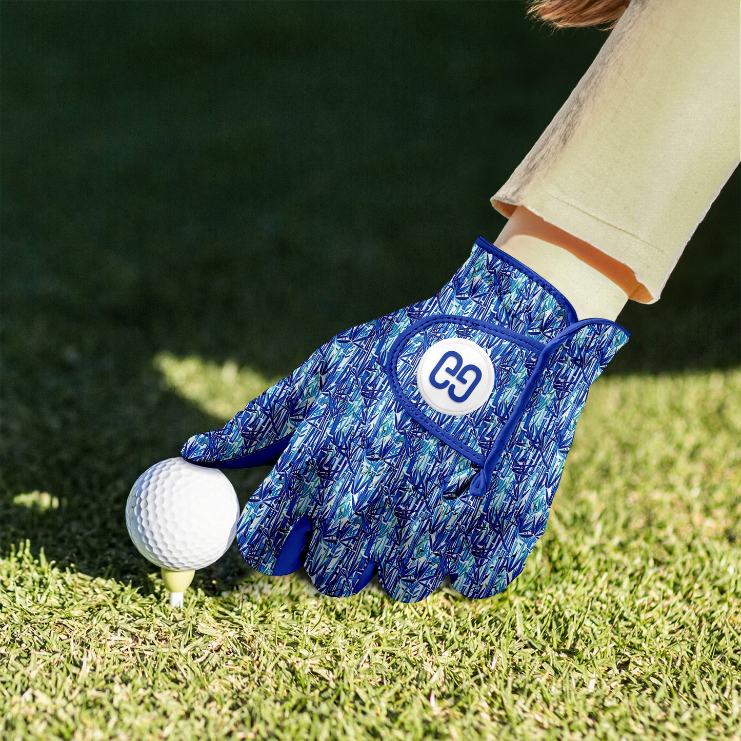 Blue Oasis Golf Glove