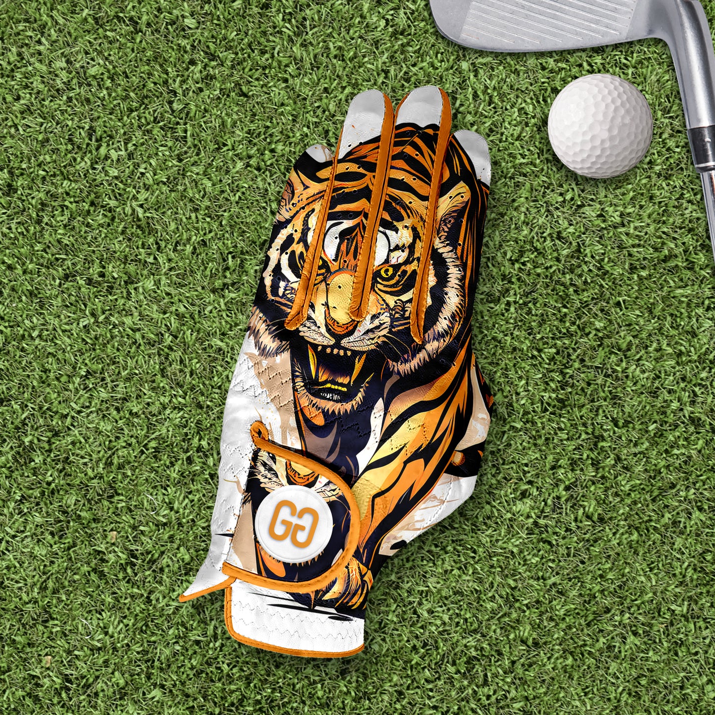 Prowling Tiger Golf Glove