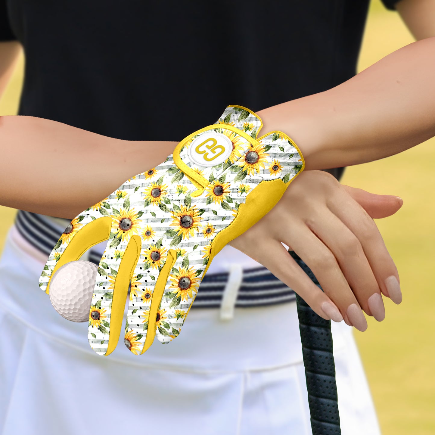 Sunflower Golf Glove