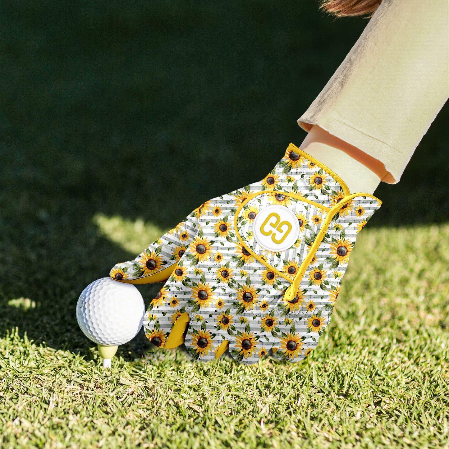 Sunflower Golf Glove