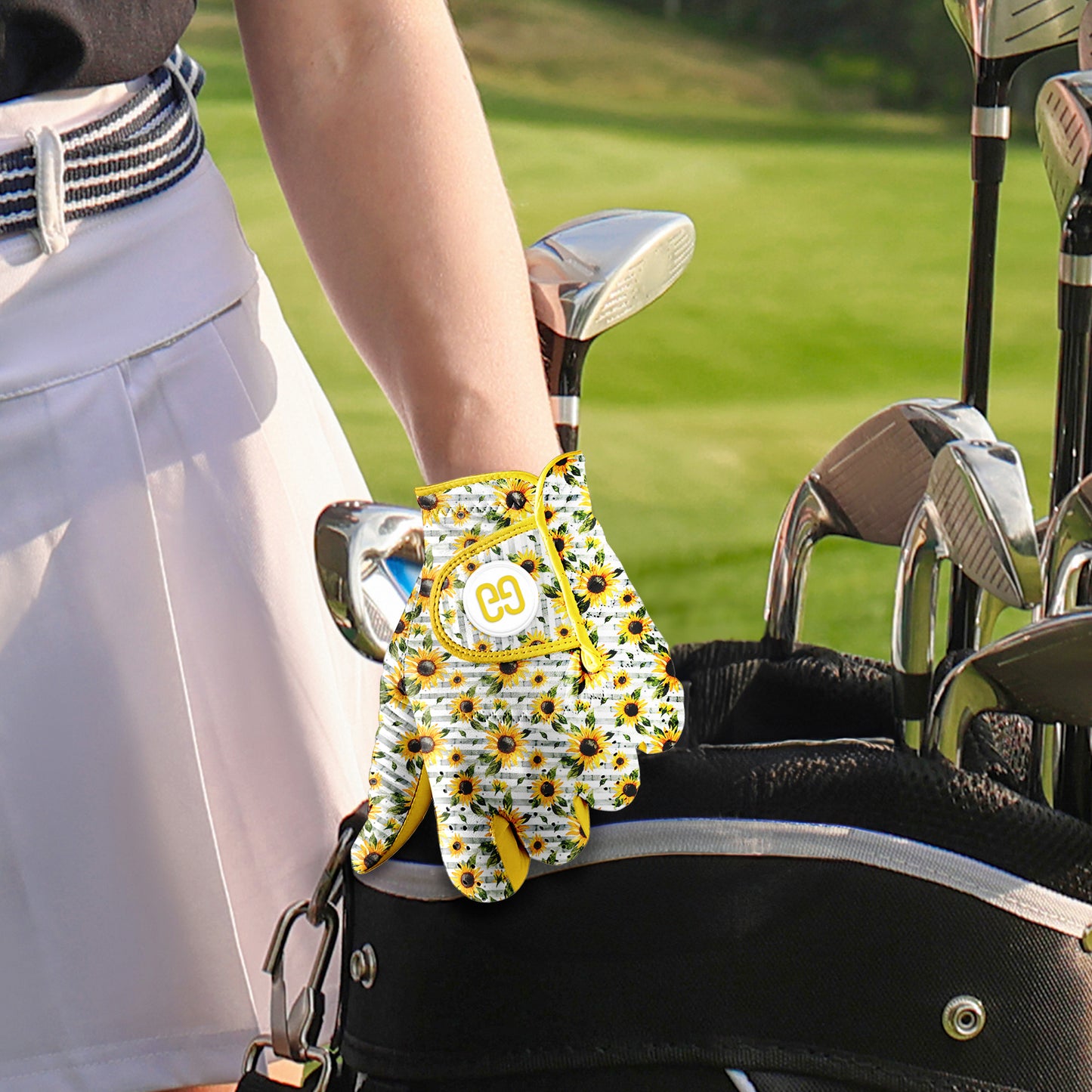 Sunflower Golf Glove