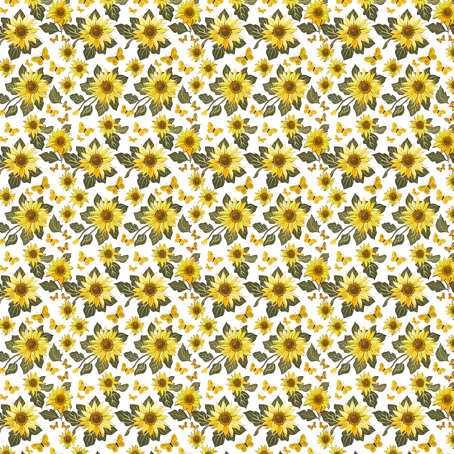 Sunflowers & Butterflies Golf Glove