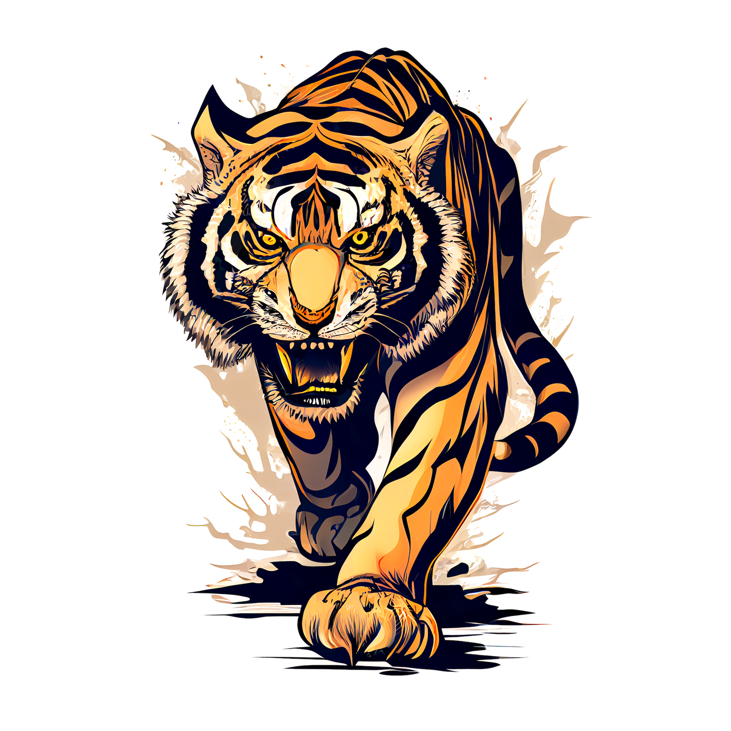 Prowling Tiger Golf Glove