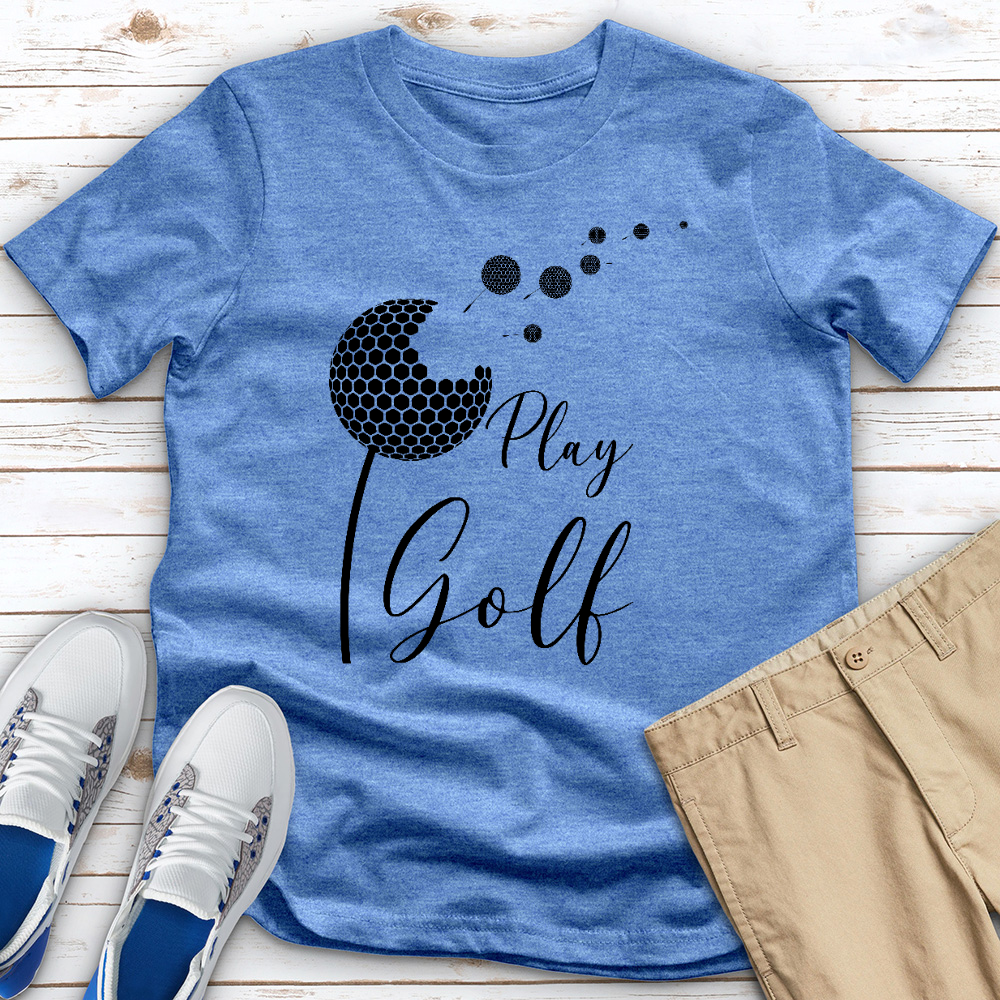 Play Golf Heathered Tee