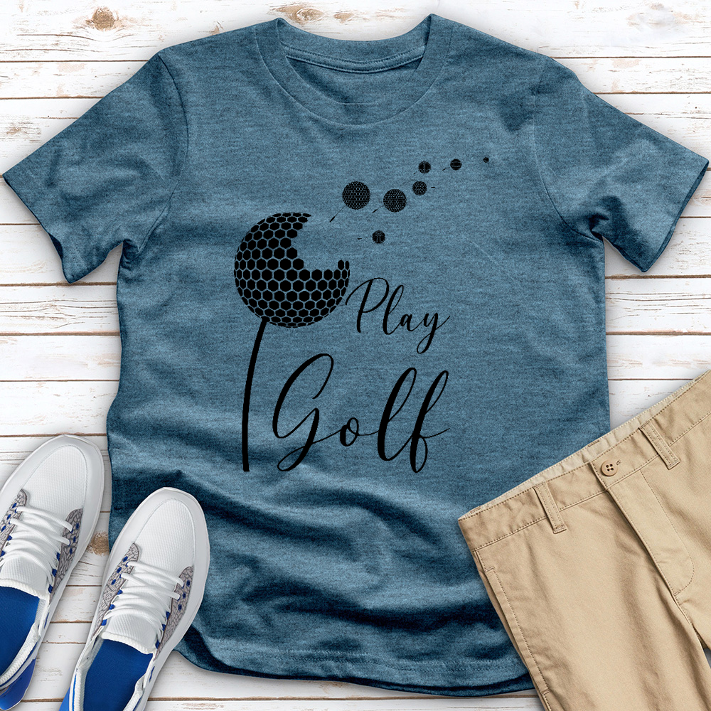 Play Golf Heathered Tee