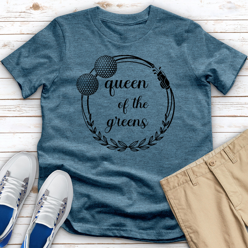 Queen of the Greens Golf Heathered Tee