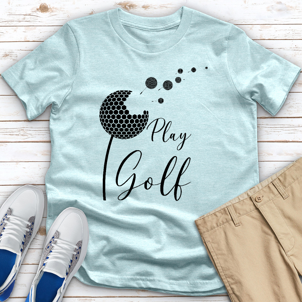 Play Golf Heathered Tee
