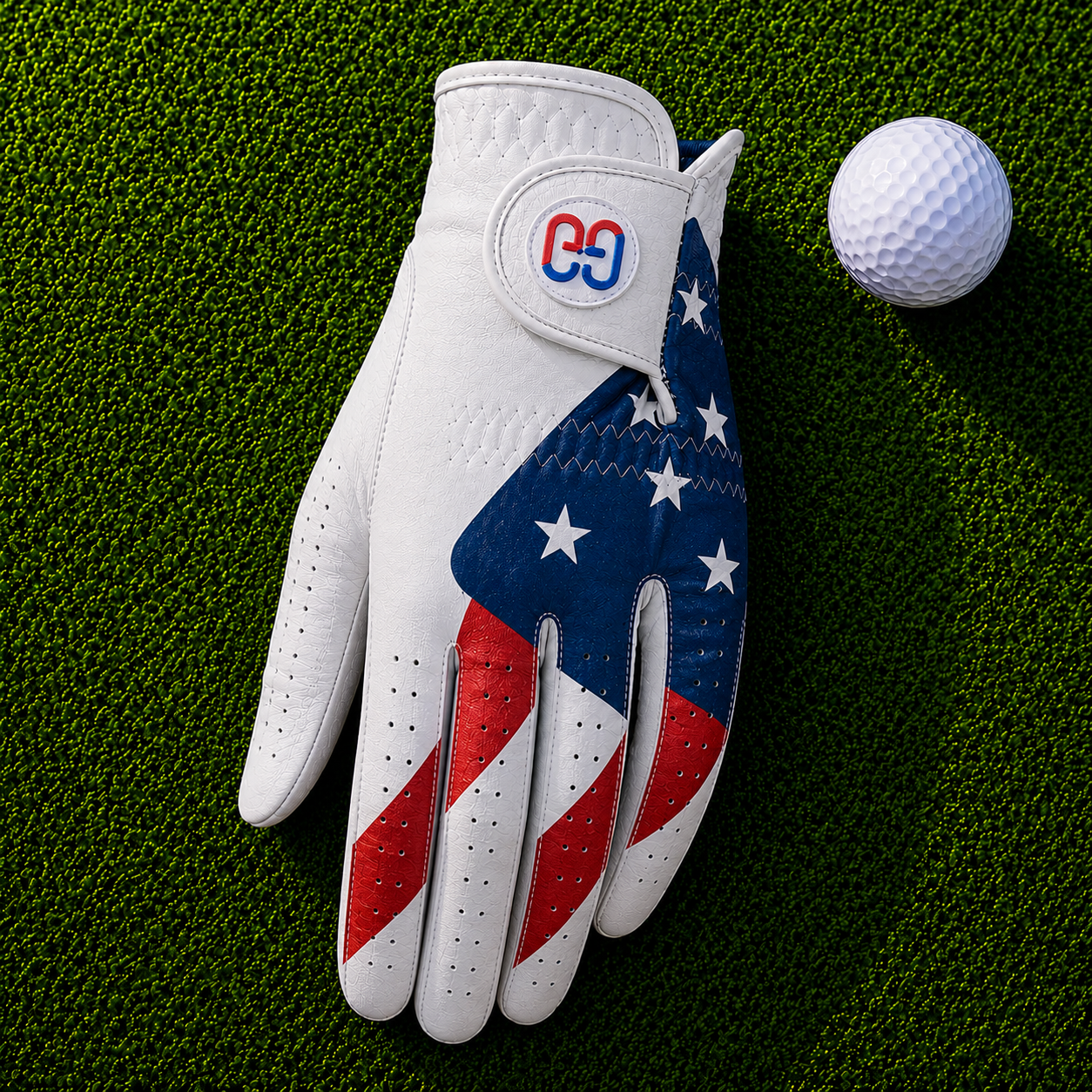 Waving Flag Golf Glove