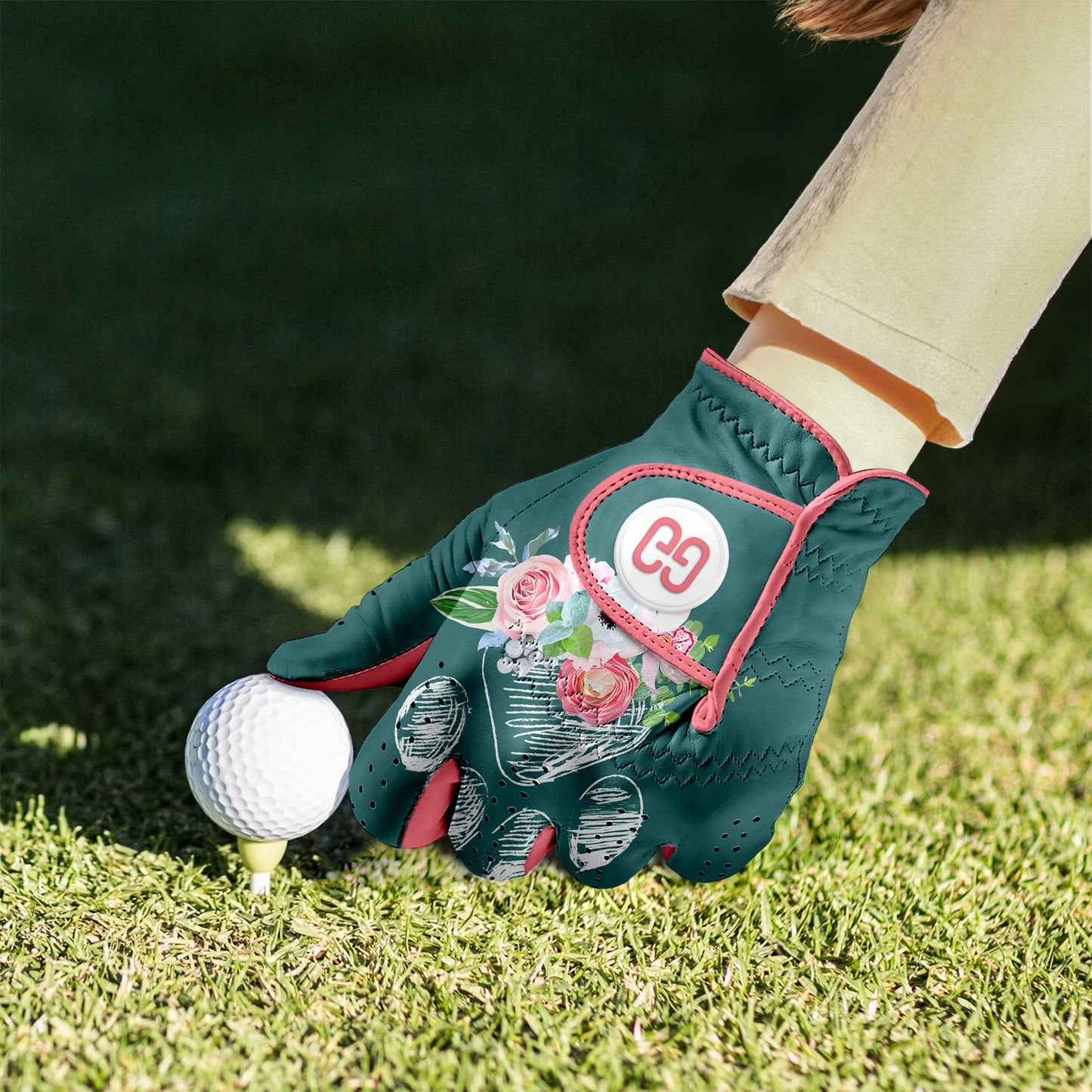 Floral Paw Print Glove