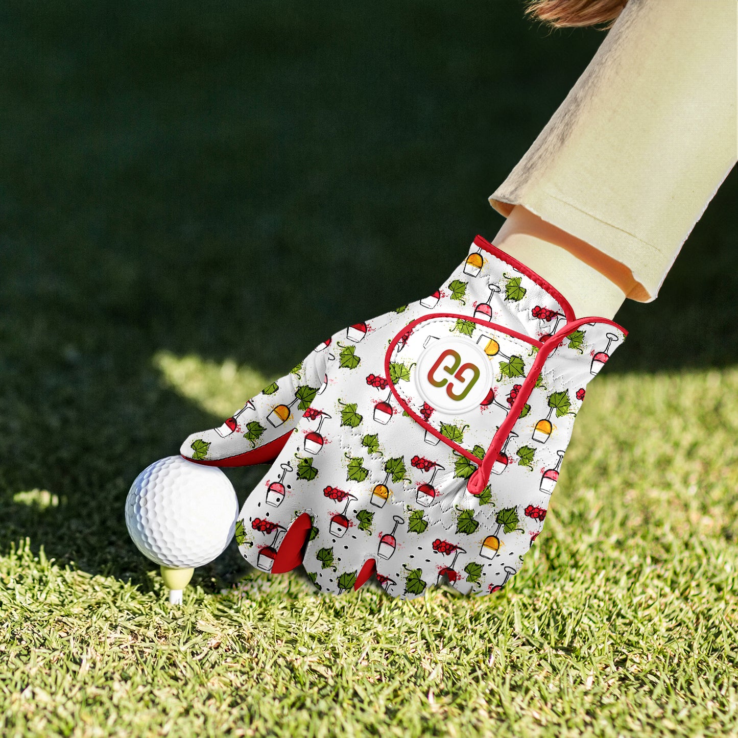 Vineyard Sip Golf Glove