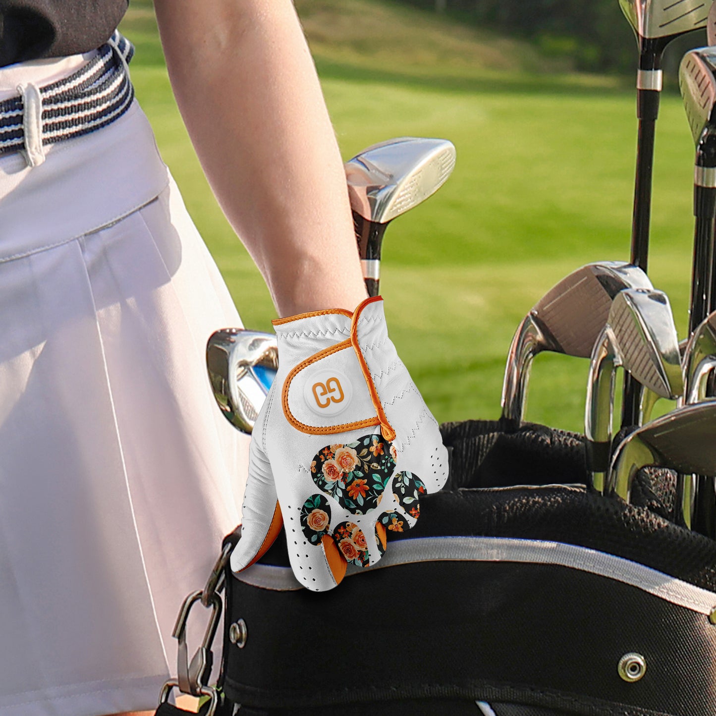 Floral Paw Golf Glove