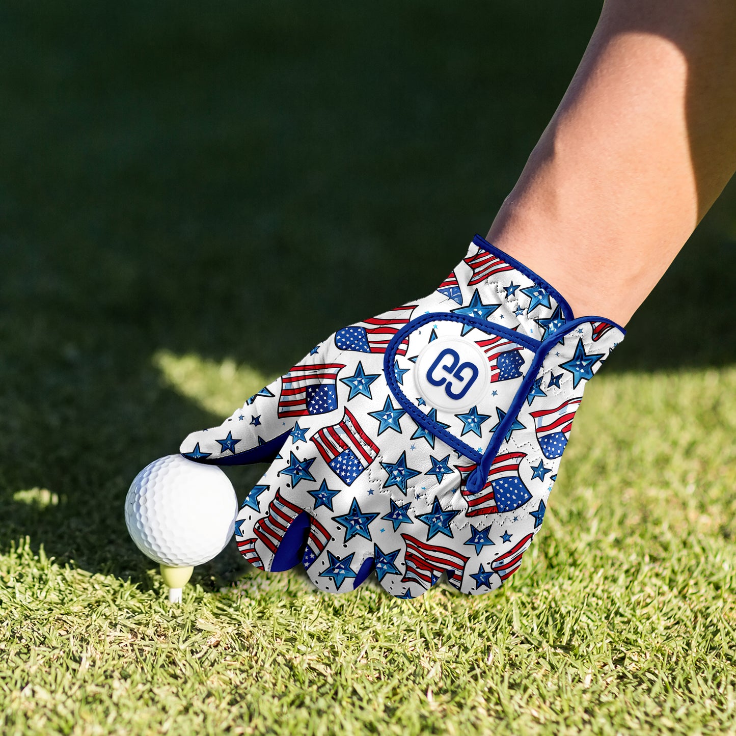 Patriot Stars Golf Glove