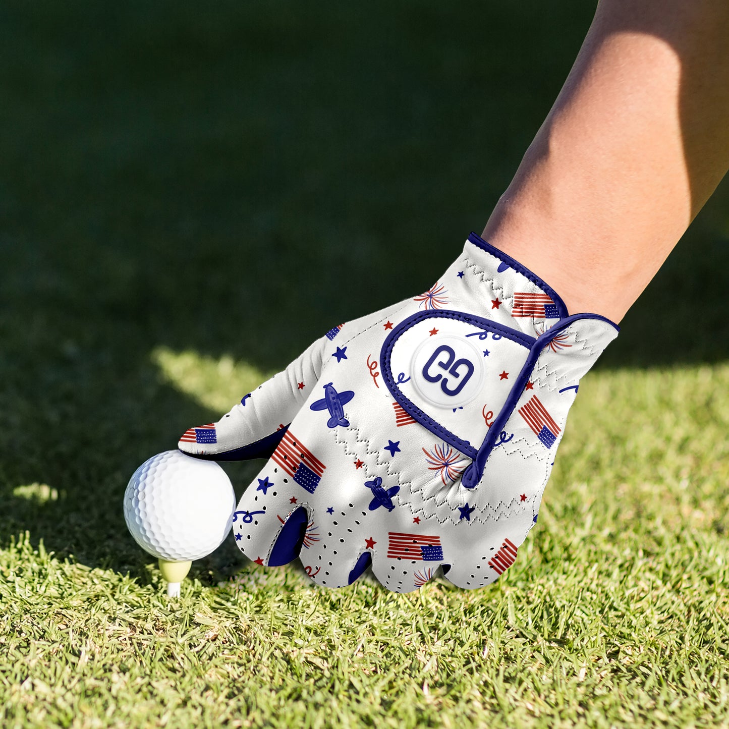 Independence Day Golf Glove