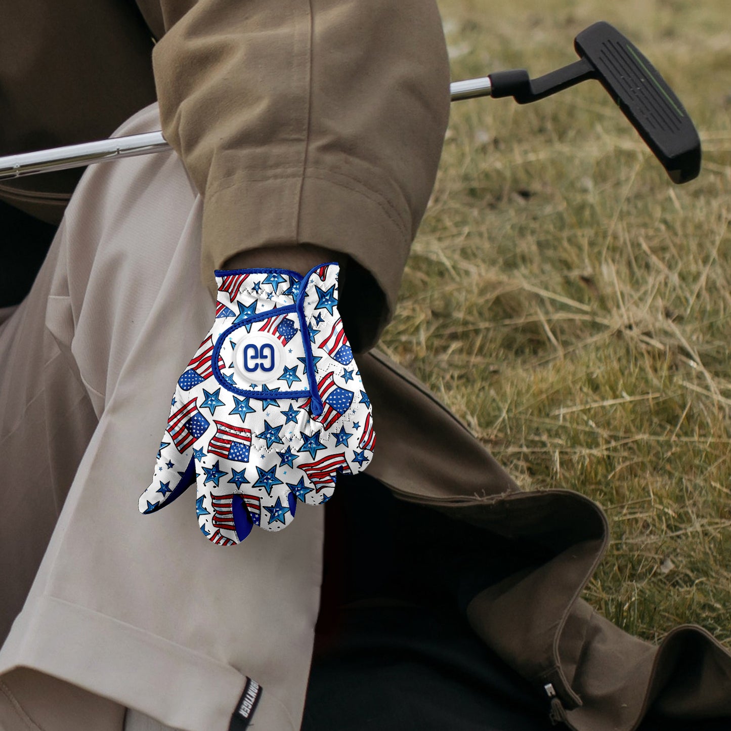 Patriot Stars Golf Glove