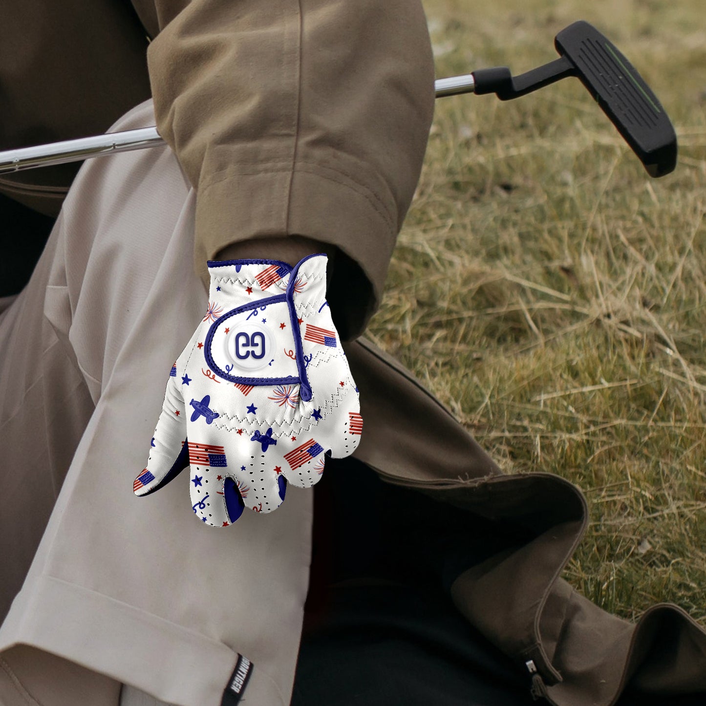 Independence Day Golf Glove