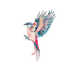 Hummingbird Golf Glove