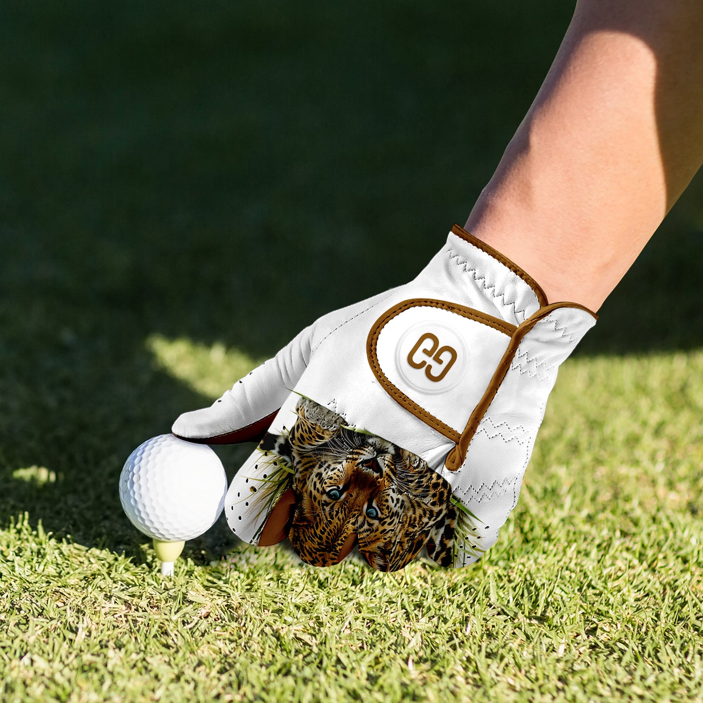 Leopard Golf Glove