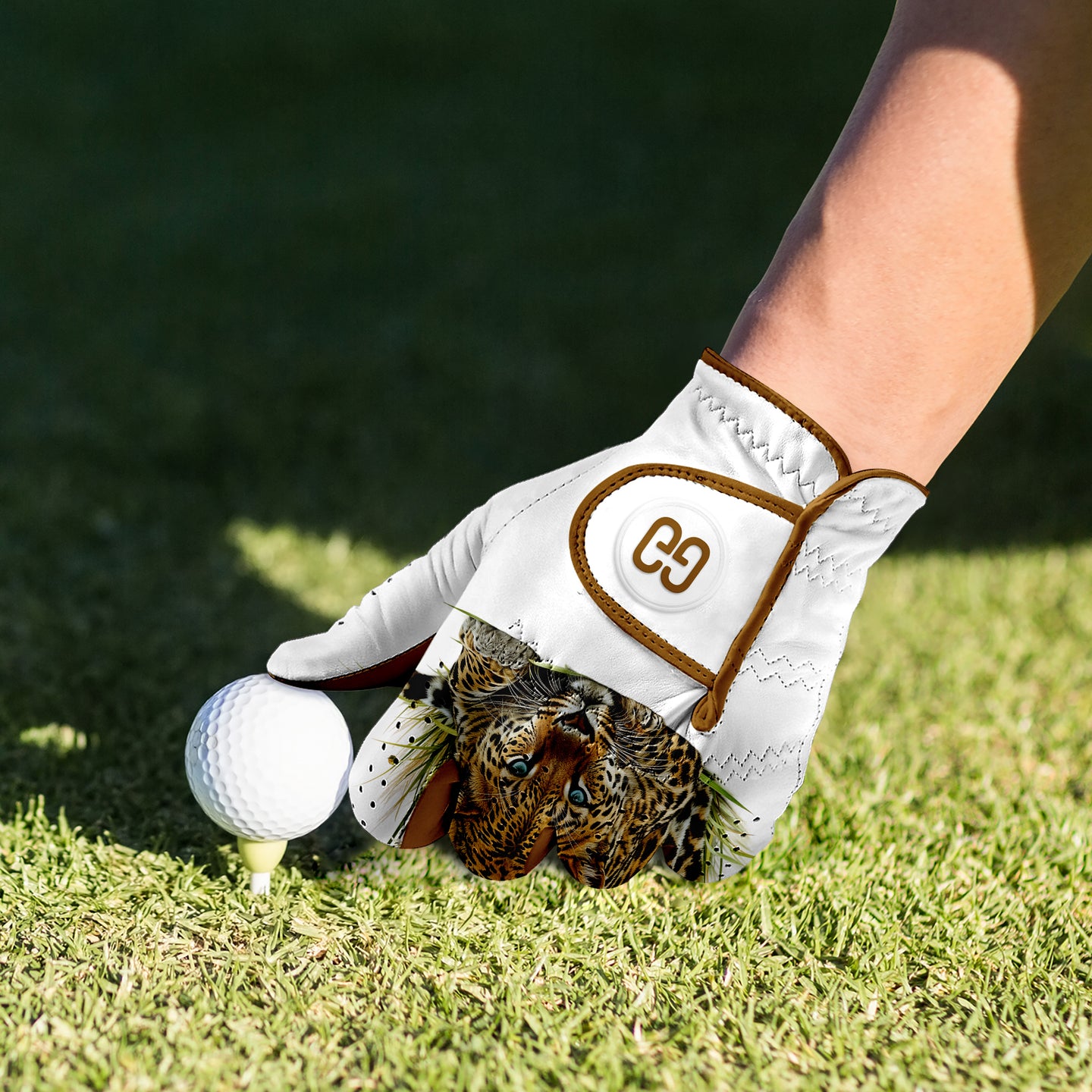 Leopard Golf Glove