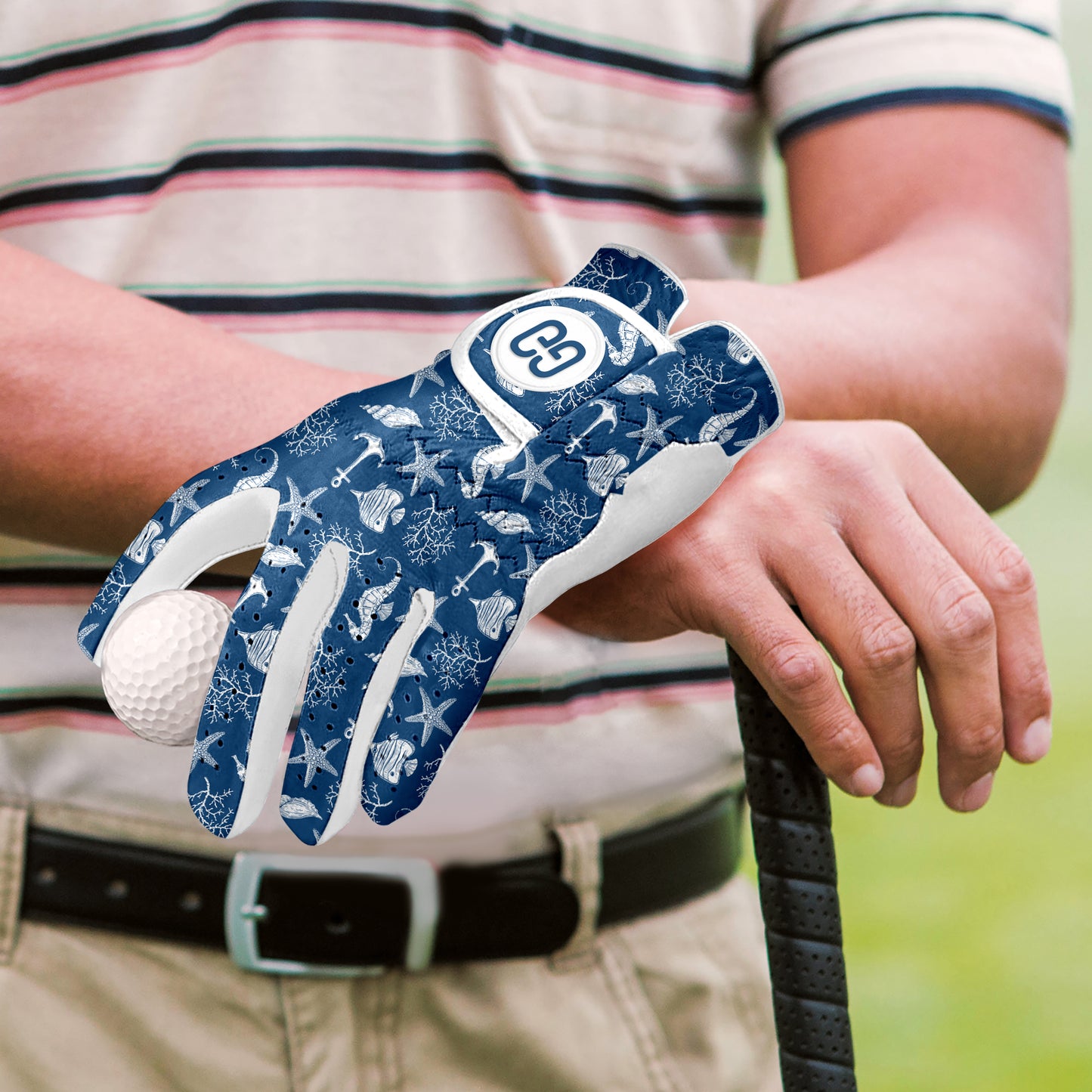 Nautical Reef Golf Glove