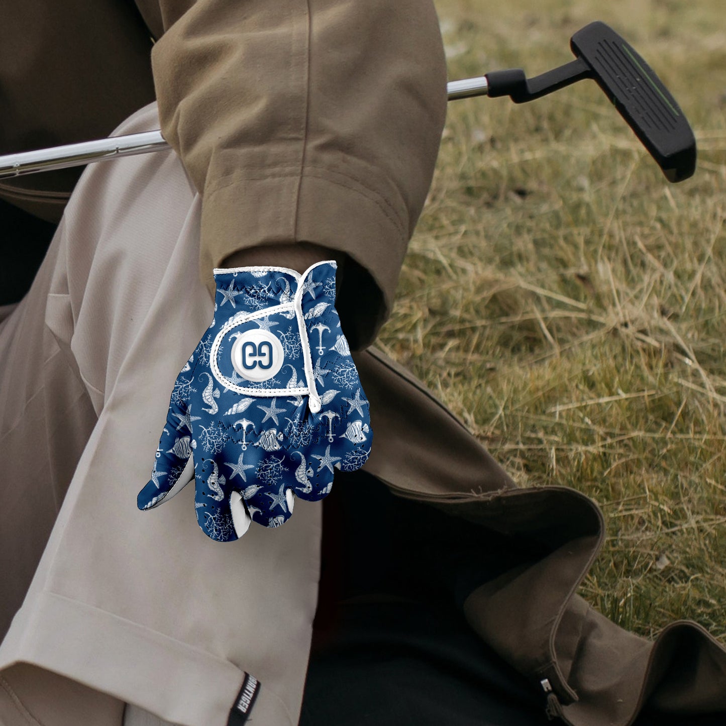 Nautical Reef Golf Glove