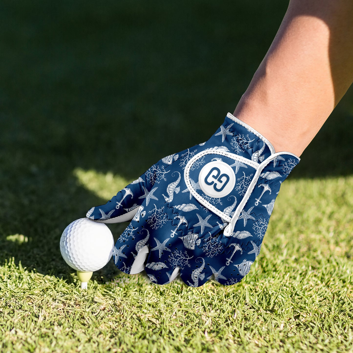 Nautical Reef Golf Glove