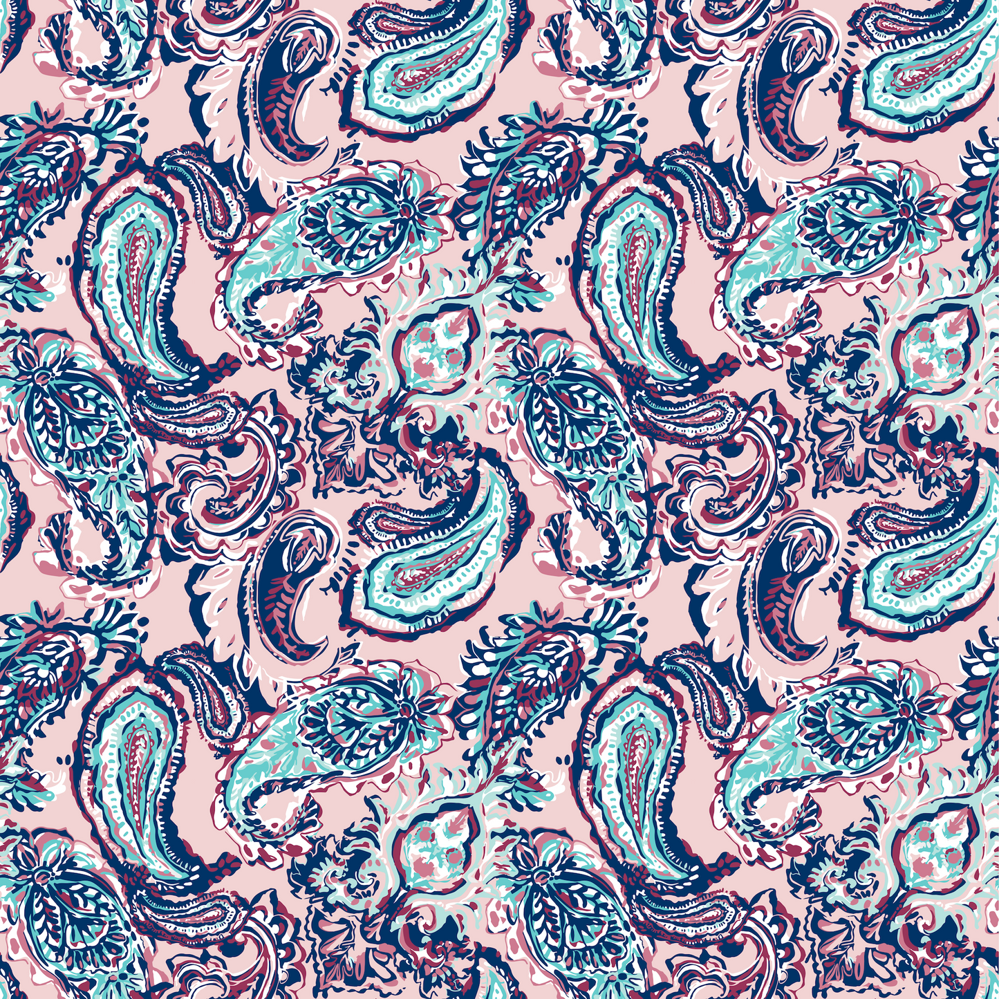 Paisley Golf Glove