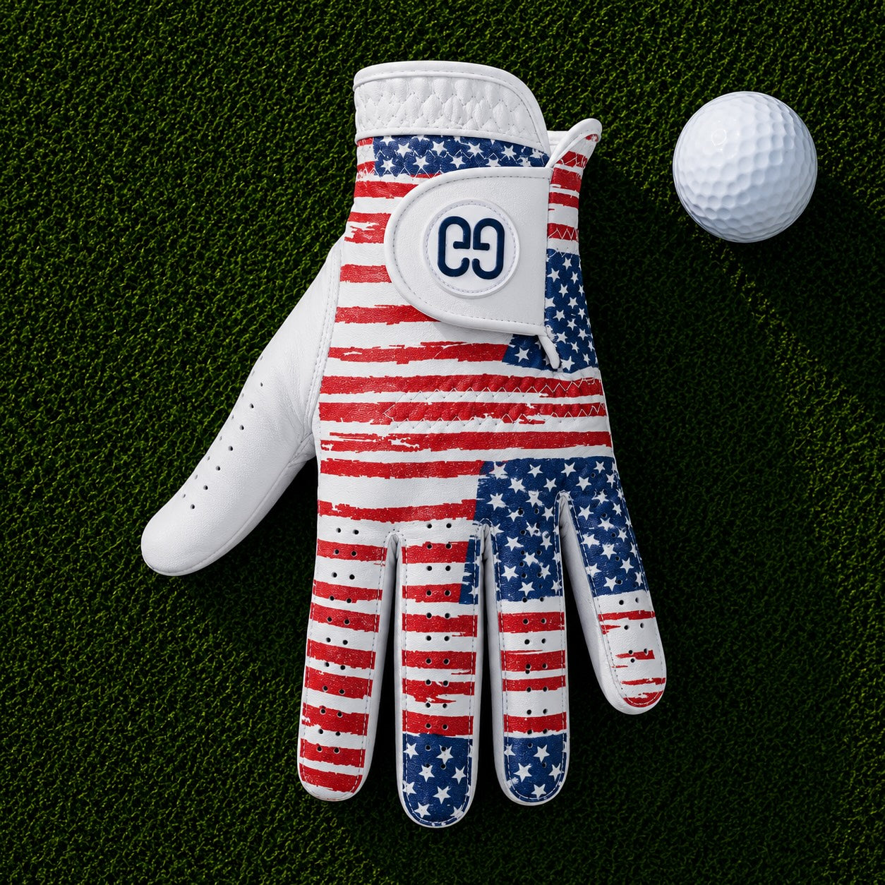 Stars and Stripes Golf Glove