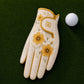 Golden Sunflower Golf Glove