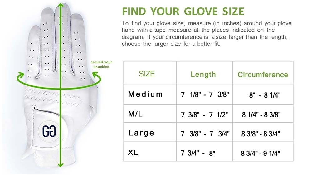 White Golf Glove