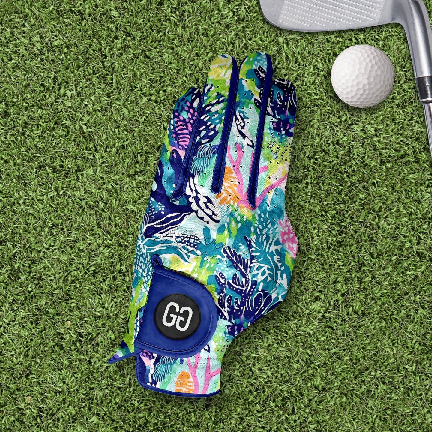 Coral Reef Golf Glove