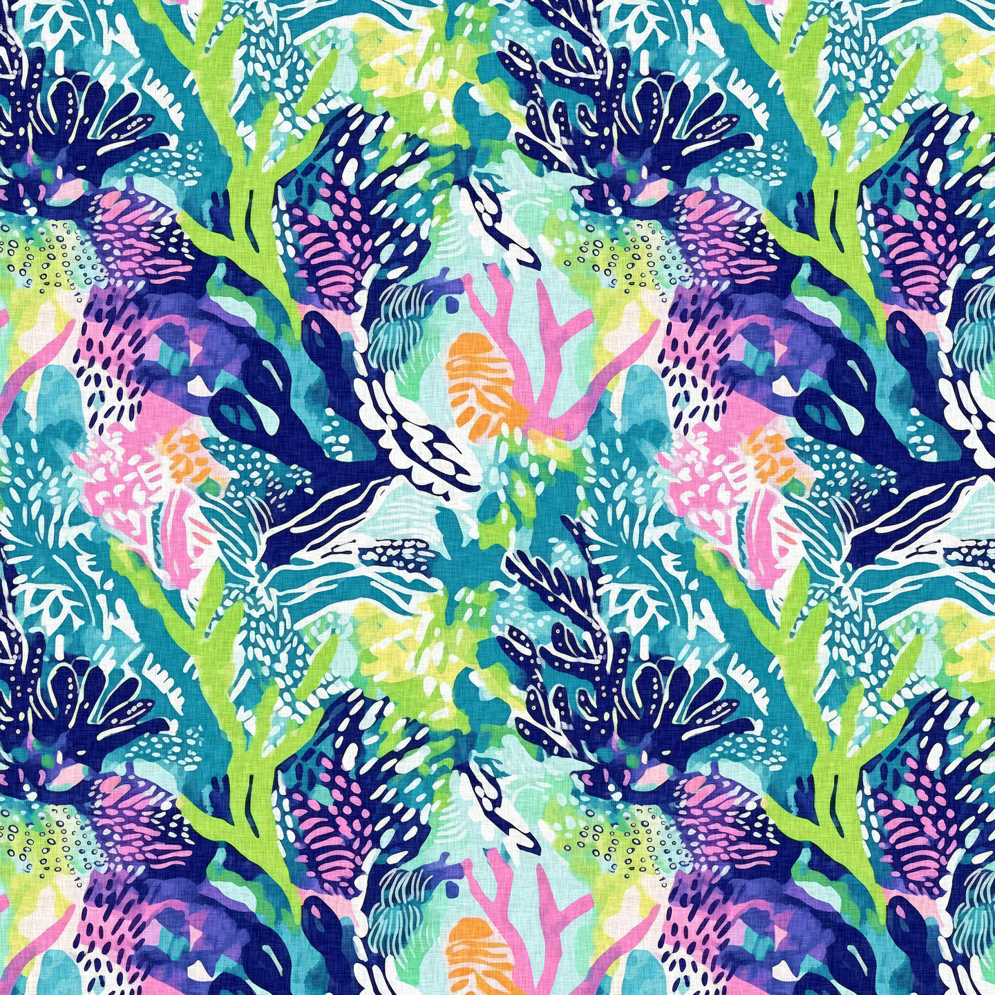 Coral Reef Golf Glove