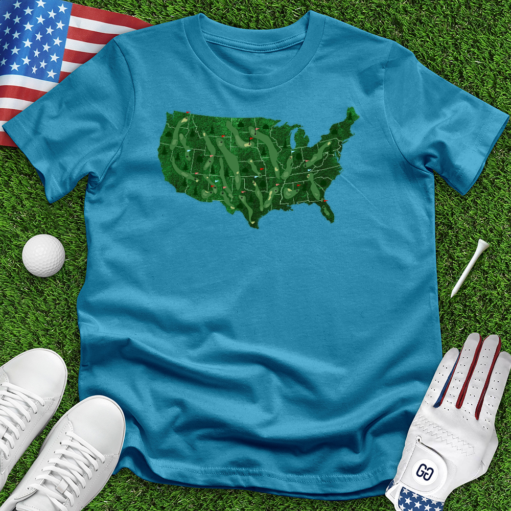 USA Golf Courses Tee