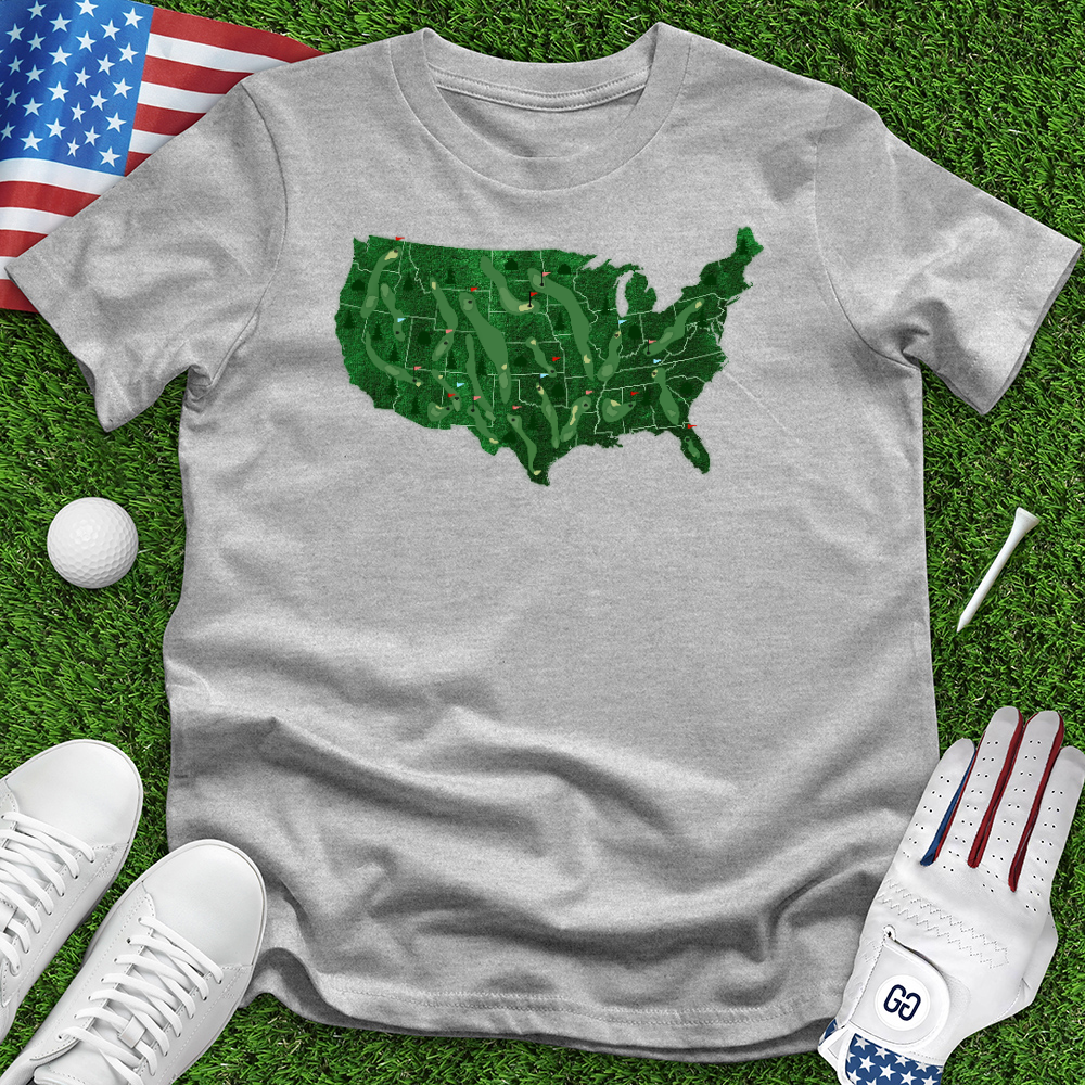 USA Golf Courses Tee