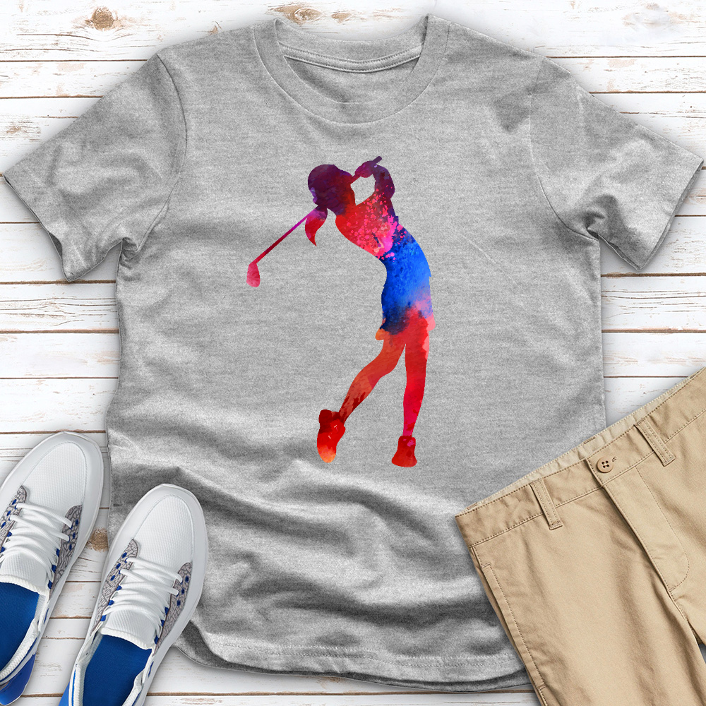 Red Blue Drive Heathered Tee