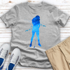 Watercolor Putt Heathered Tee