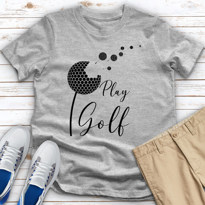 Play Golf Heathered Tee