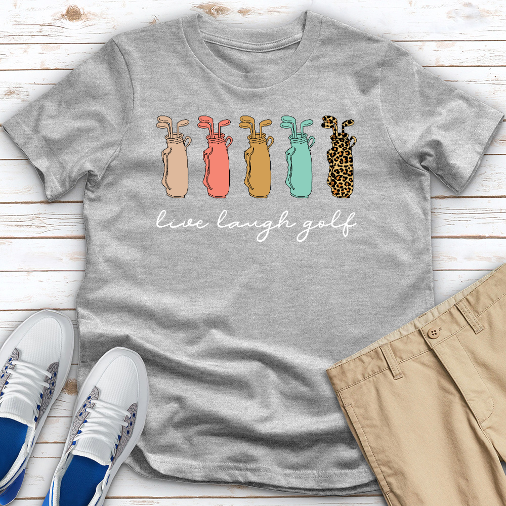 Live Laugh Golf Heathered Tee