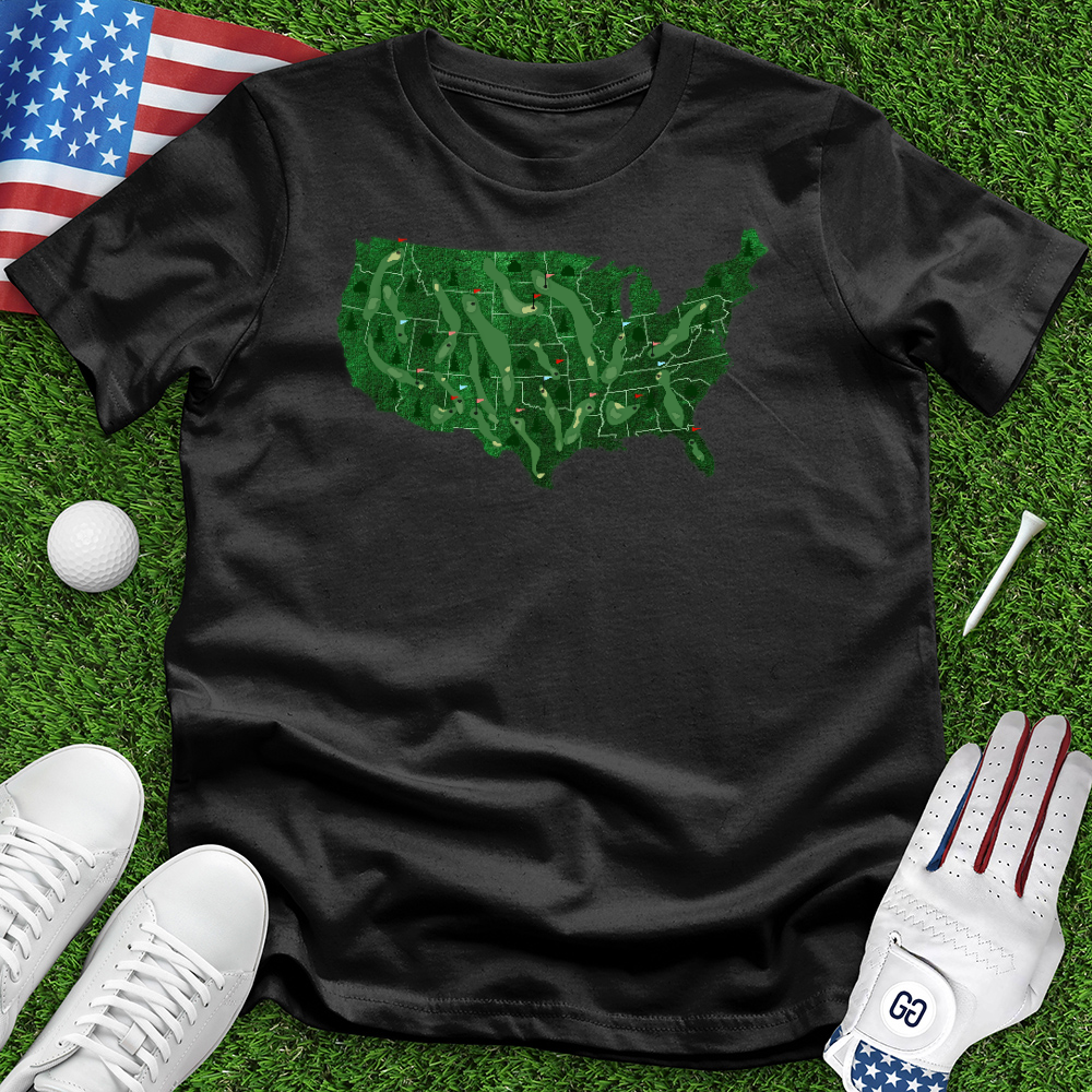 USA Golf Courses Tee