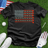 Clubs Balls and Tees Flag Tee