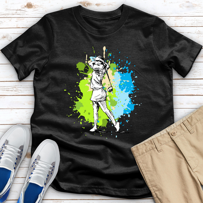 Golf Splash Heathered Tee