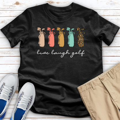 Live Laugh Golf Heathered Tee