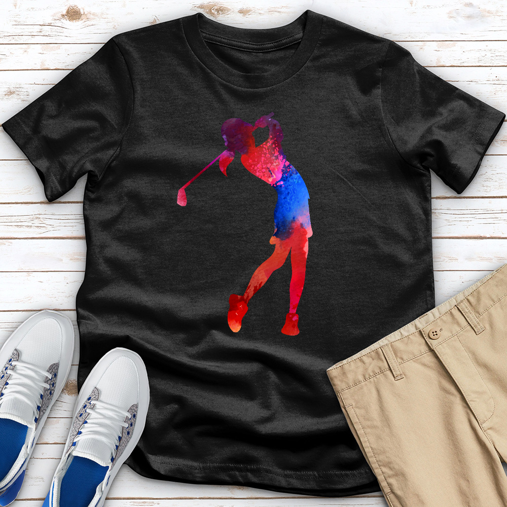 Red Blue Drive Heathered Tee