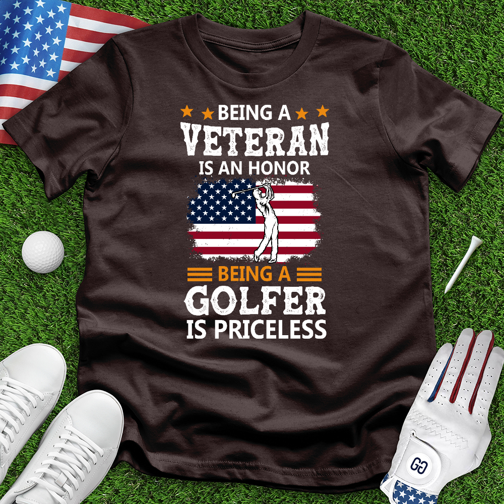 Veteran Priceless Golfer Tee