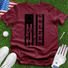 Golfer Flag Tee