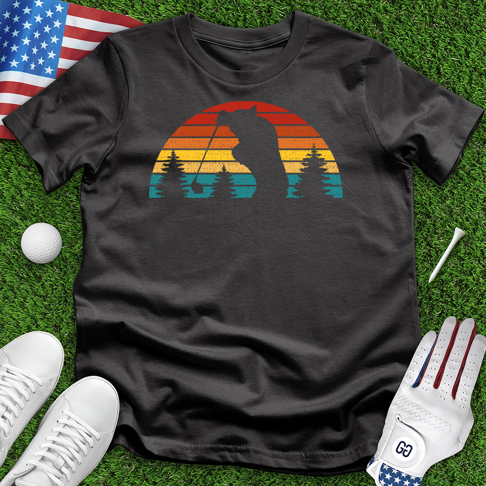 Sunset Golfer Tee