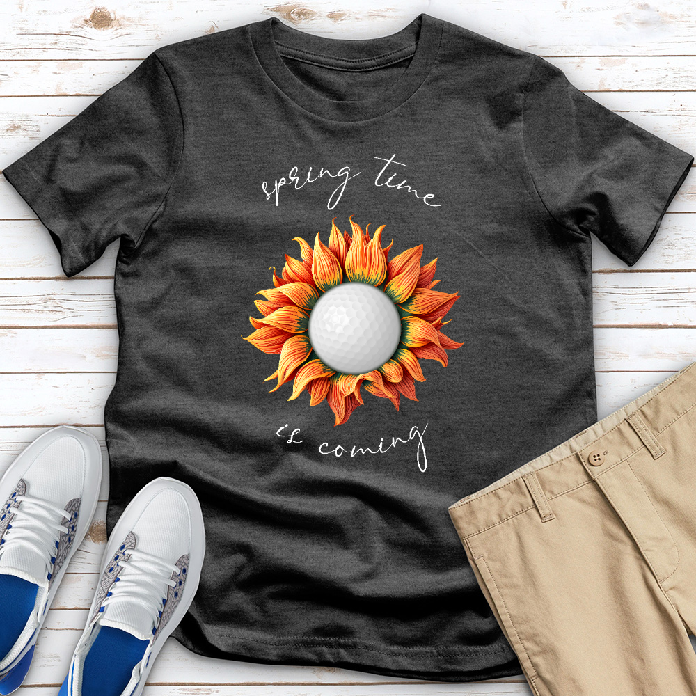 Spring Time Is Coming Heathered Tee