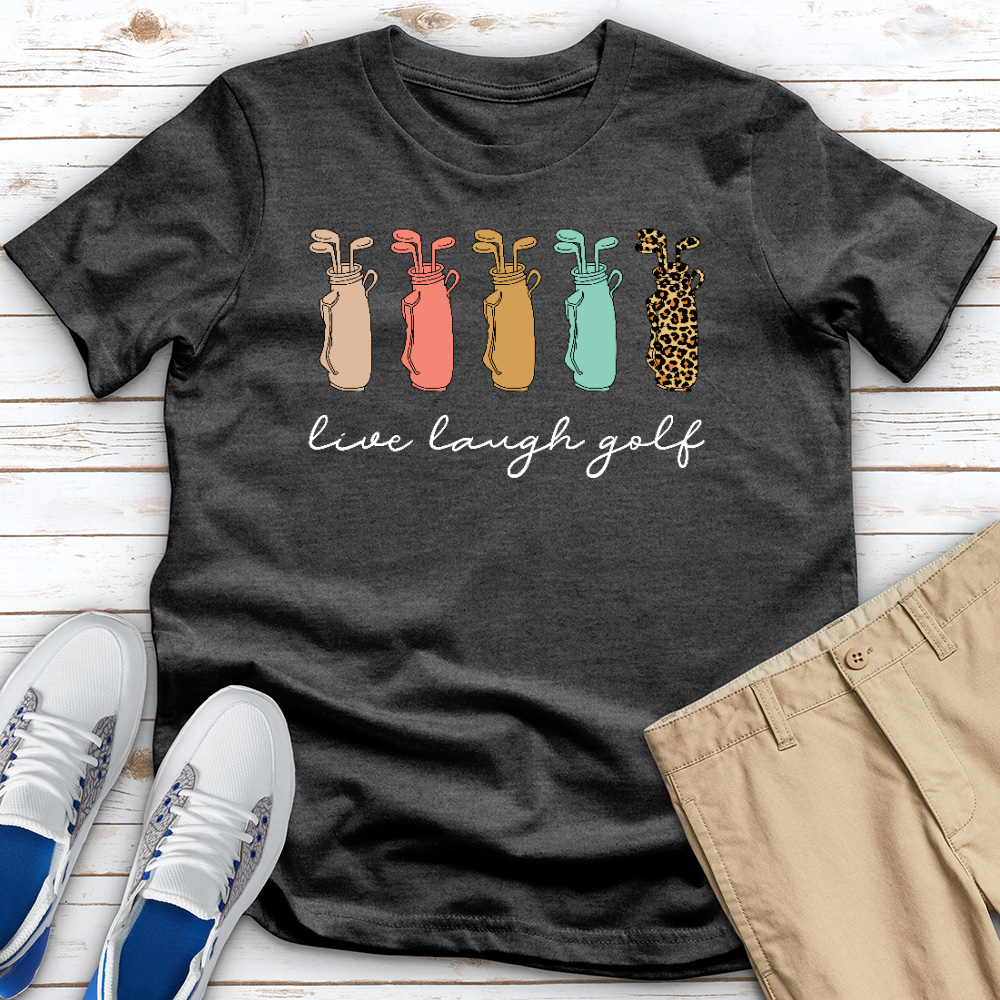 Live Laugh Golf Heathered Tee