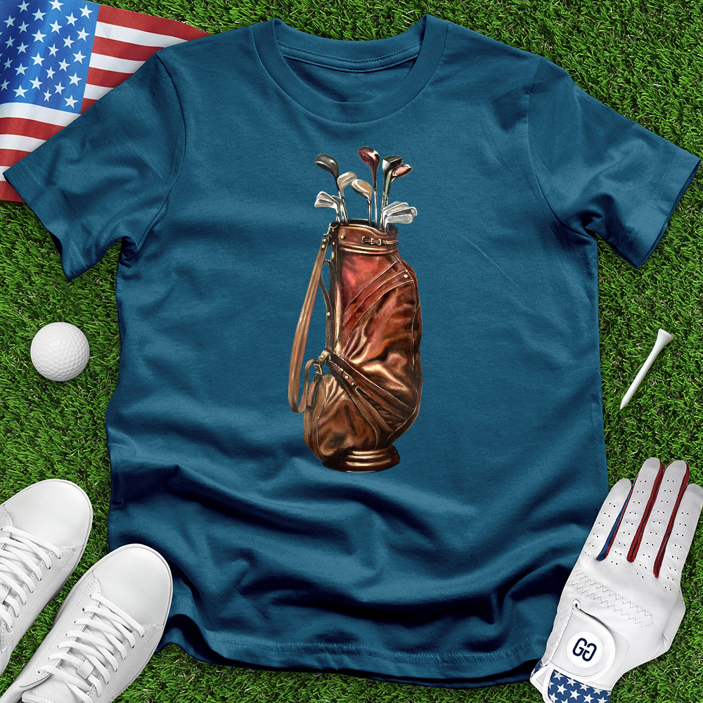 Old School Golf Bag Tee