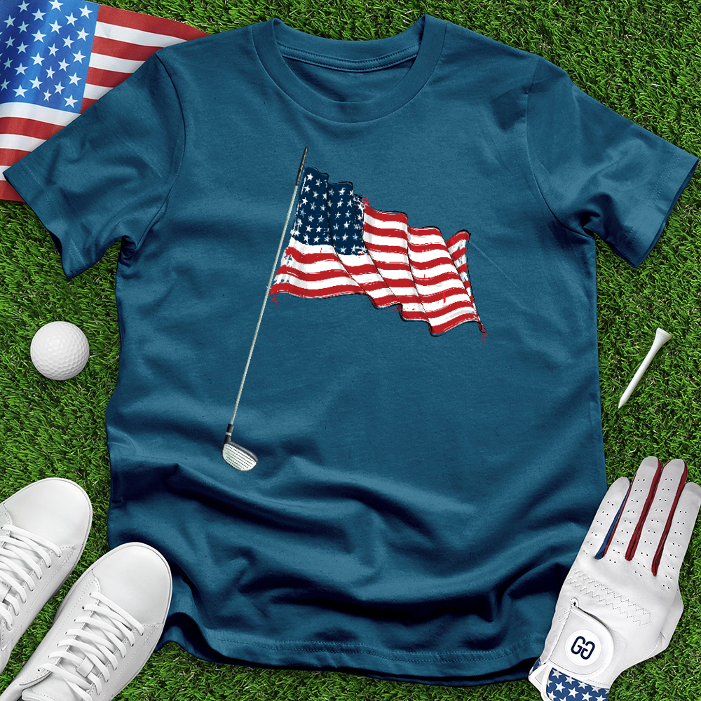 American Flag Driver Tee