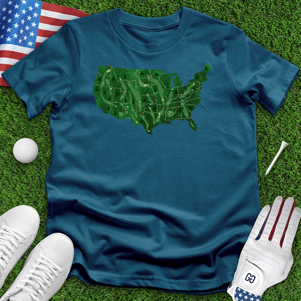 USA Golf Courses Tee